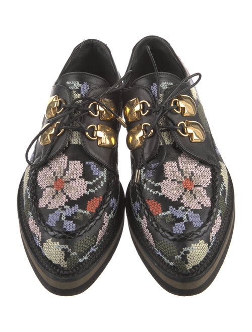 Alexander McQueen Leather Printed Sneakers