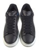 Alexander McQueen Leather Colorblock Pattern Sneakers