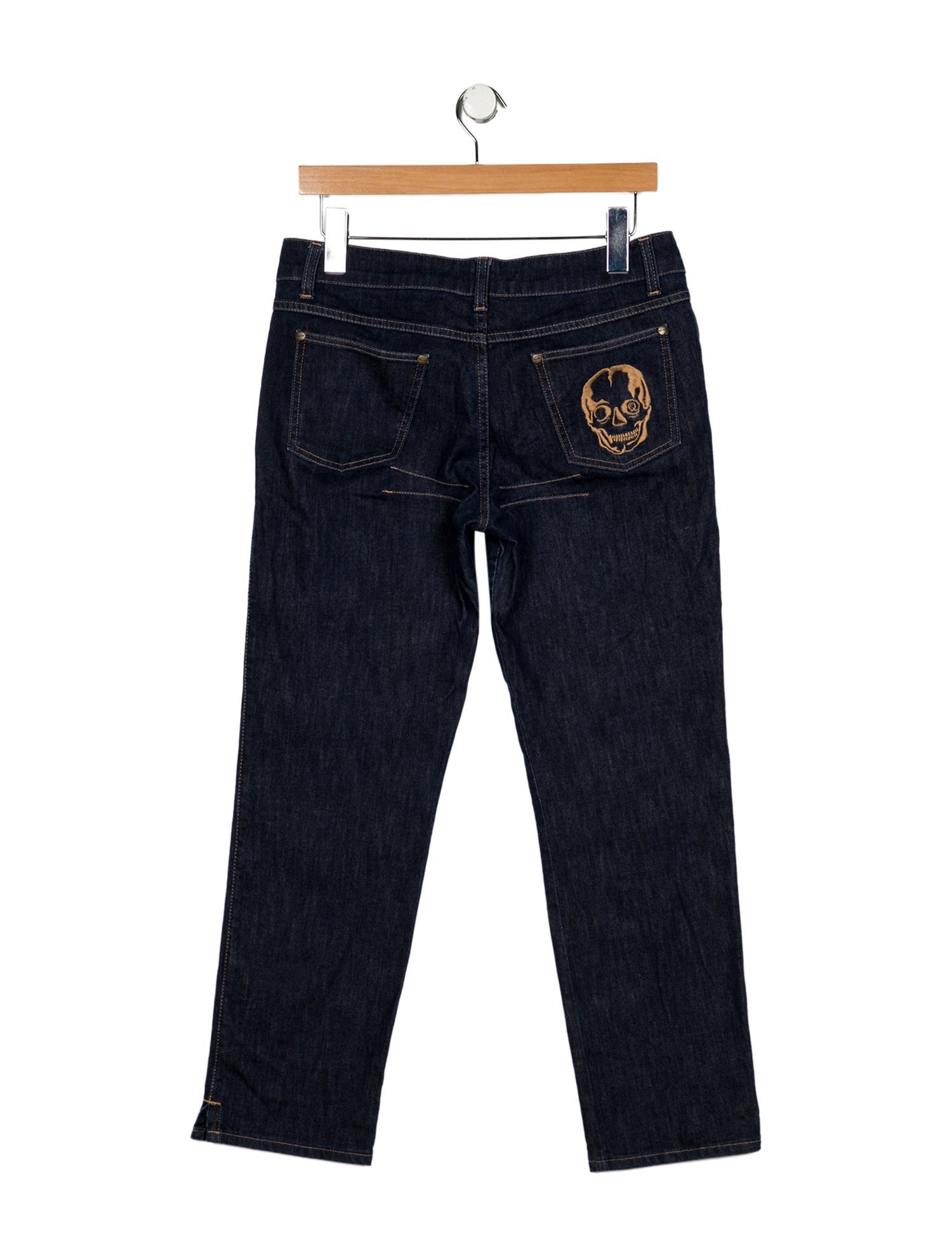 Alexander McQueen Mid-Rise Straight Leg Jeans
