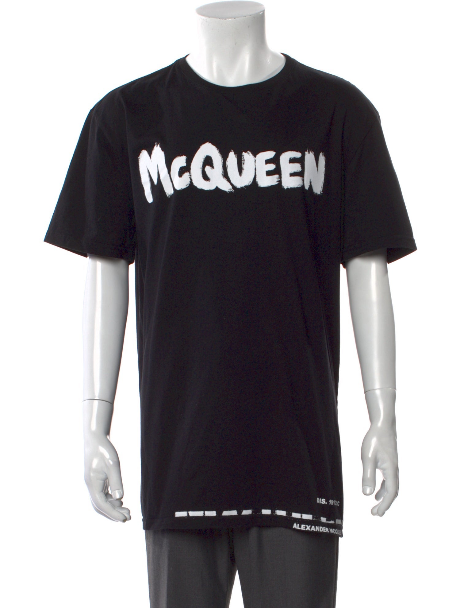 Alexander McQueen Graphic Print Crew Neck T-Shirt