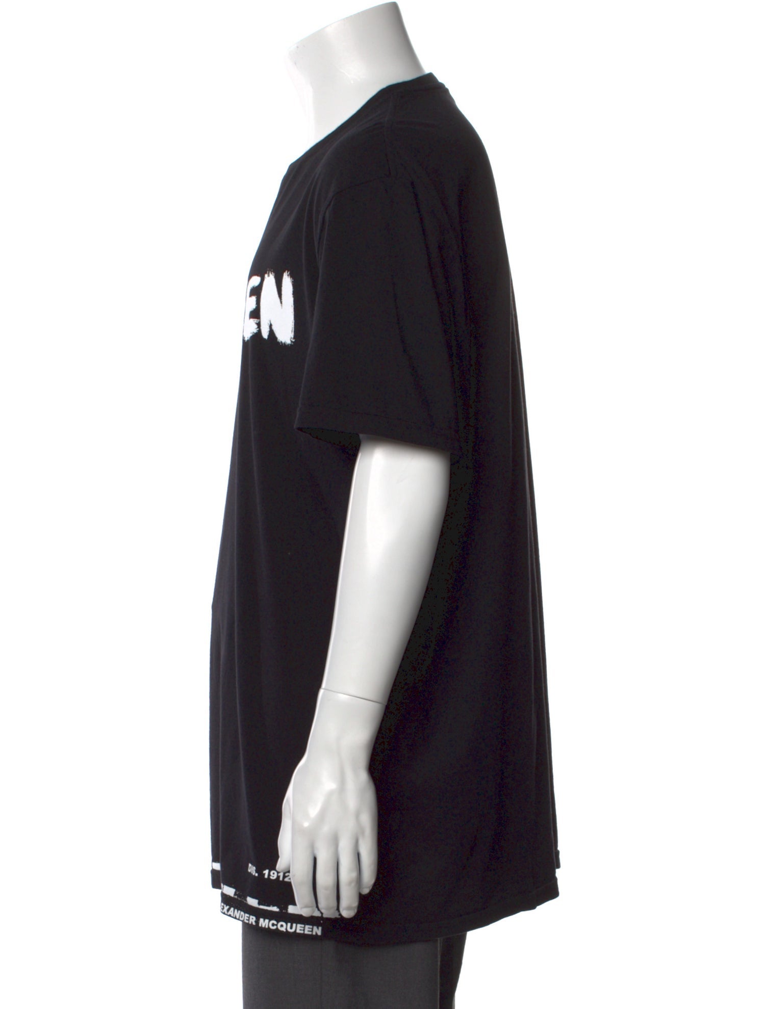 Alexander McQueen Graphic Print Crew Neck T-Shirt