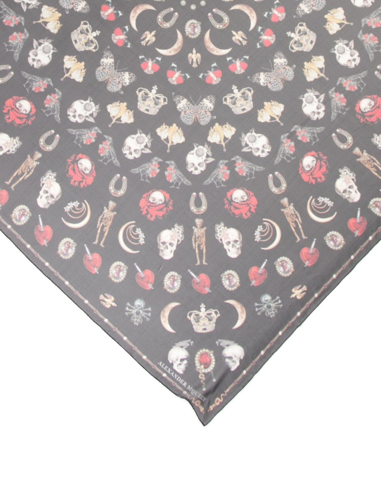 Alexander McQueen Silk Printed Scarf