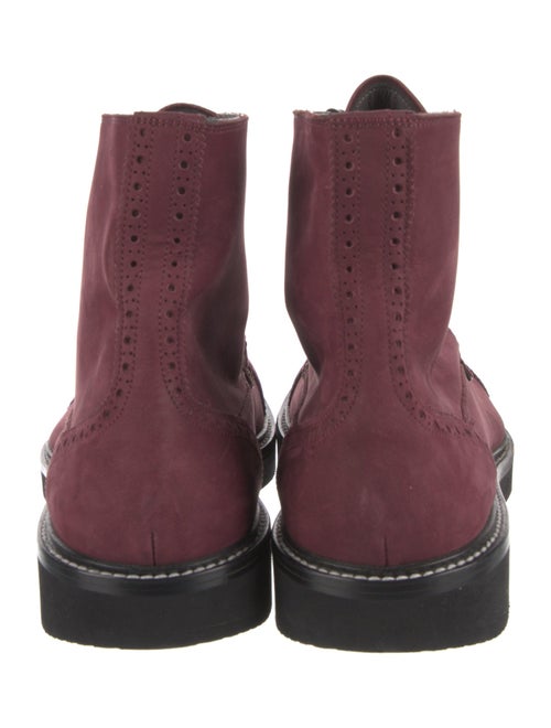 Alexander McQueen Suede Lace-Up Boots