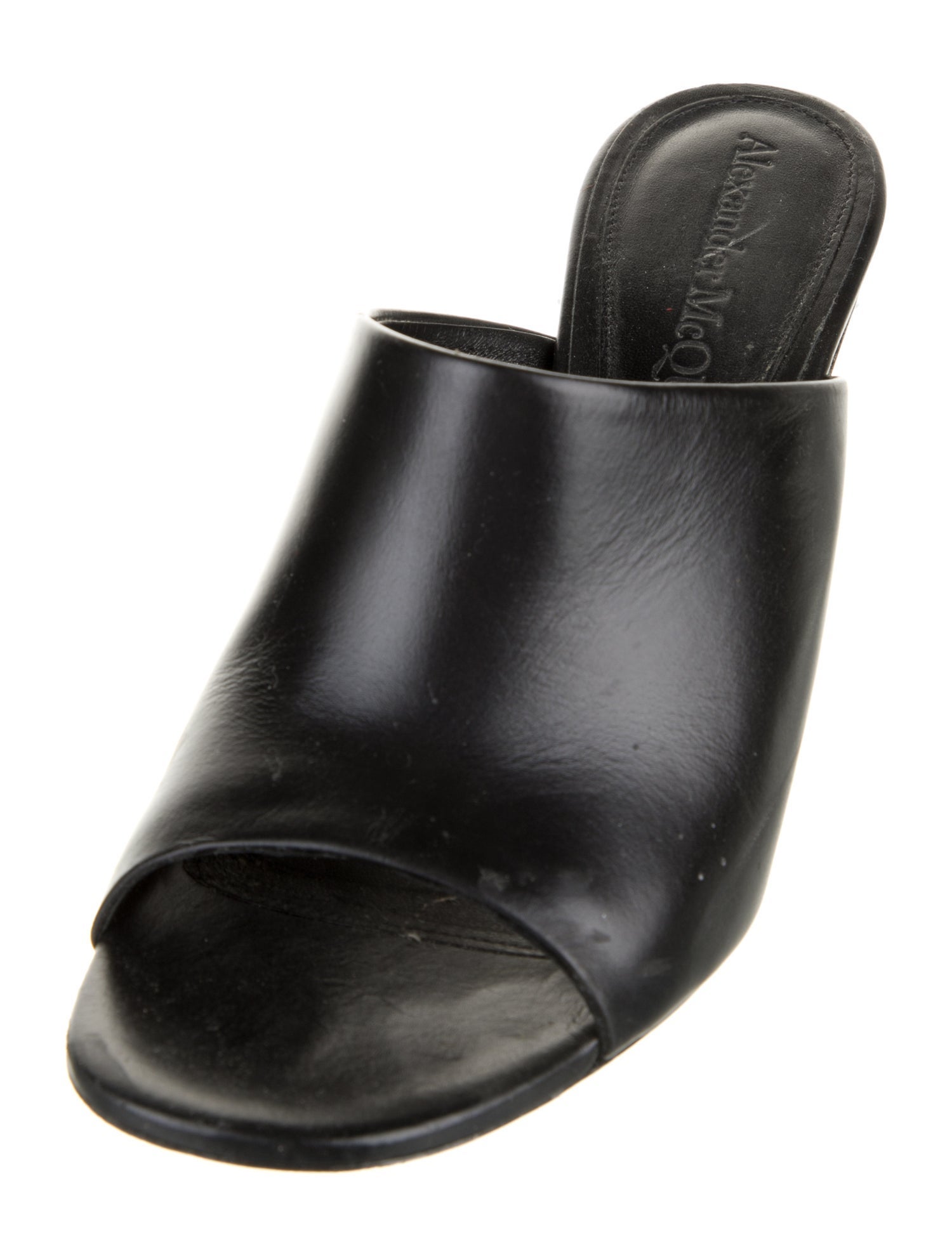 Alexander McQueen Leather Slides