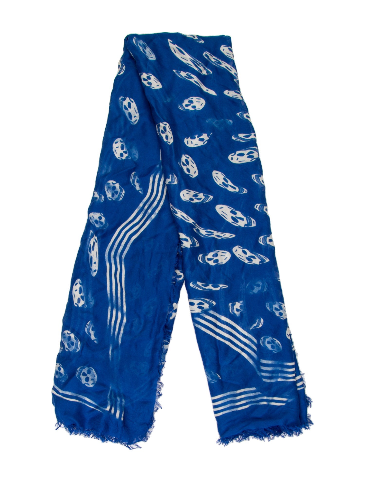 Alexander McQueen Silk Printed Scarf