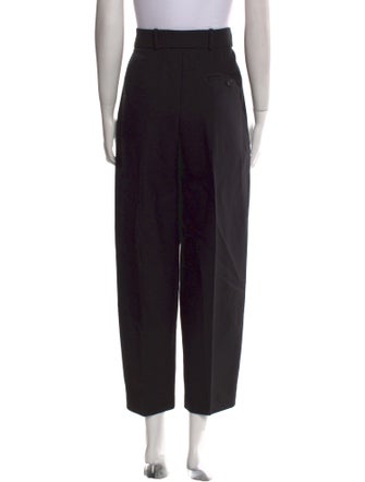 Alexander McQueen Wool Straight Leg Pants