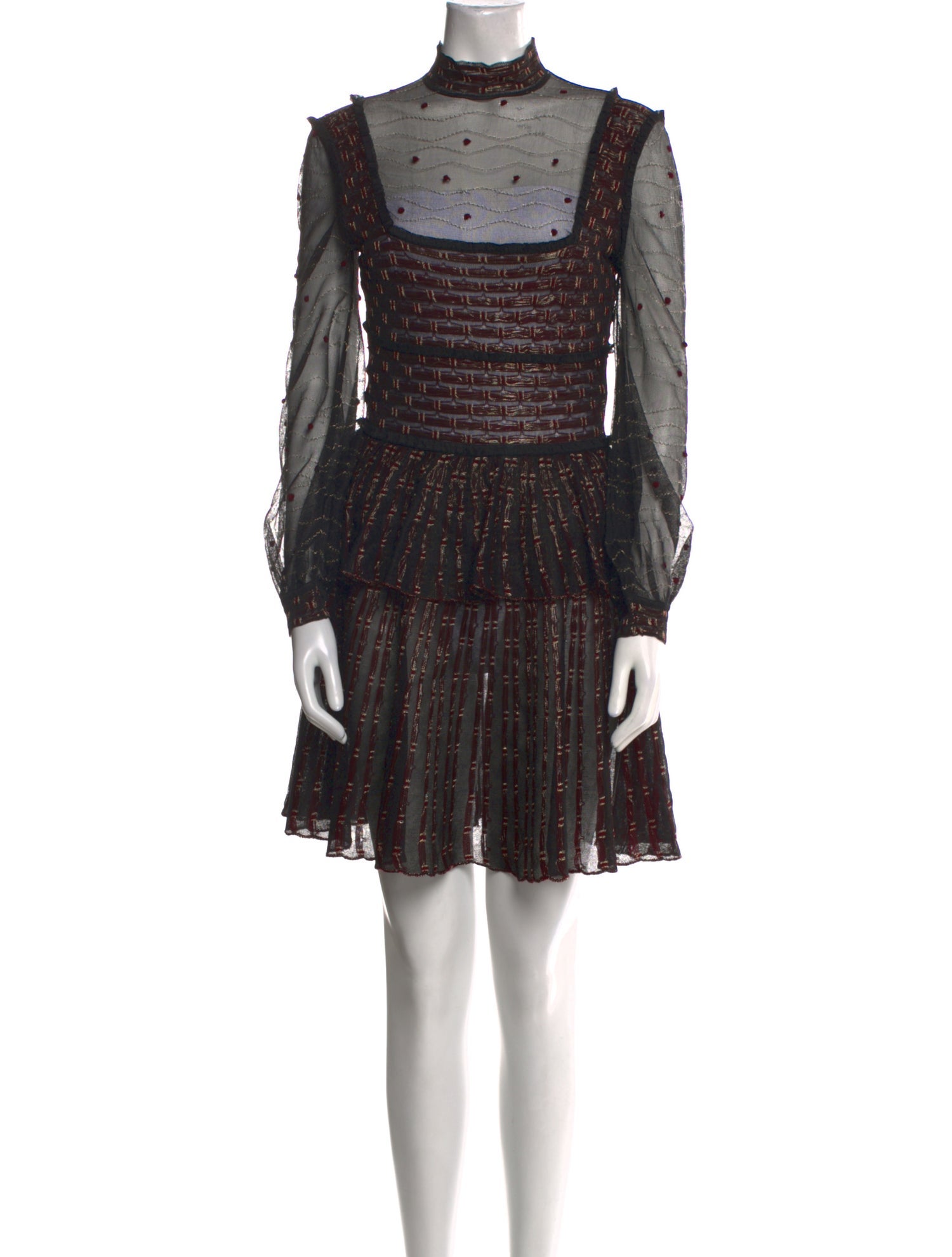 Alexander McQueen Silk Mini Dress