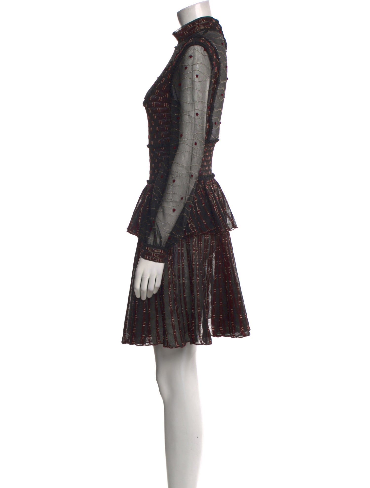 Alexander McQueen Silk Mini Dress