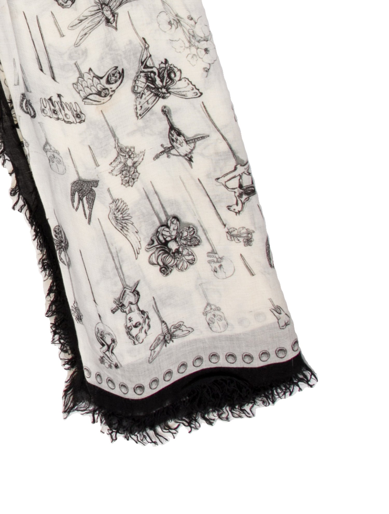 Alexander McQueen Skull Printed Scarf