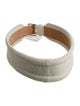 Alexander McQueen Wide Ponyhair Waist Belt
