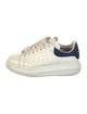Alexander McQueen Leather Colorblock Pattern Sneakers