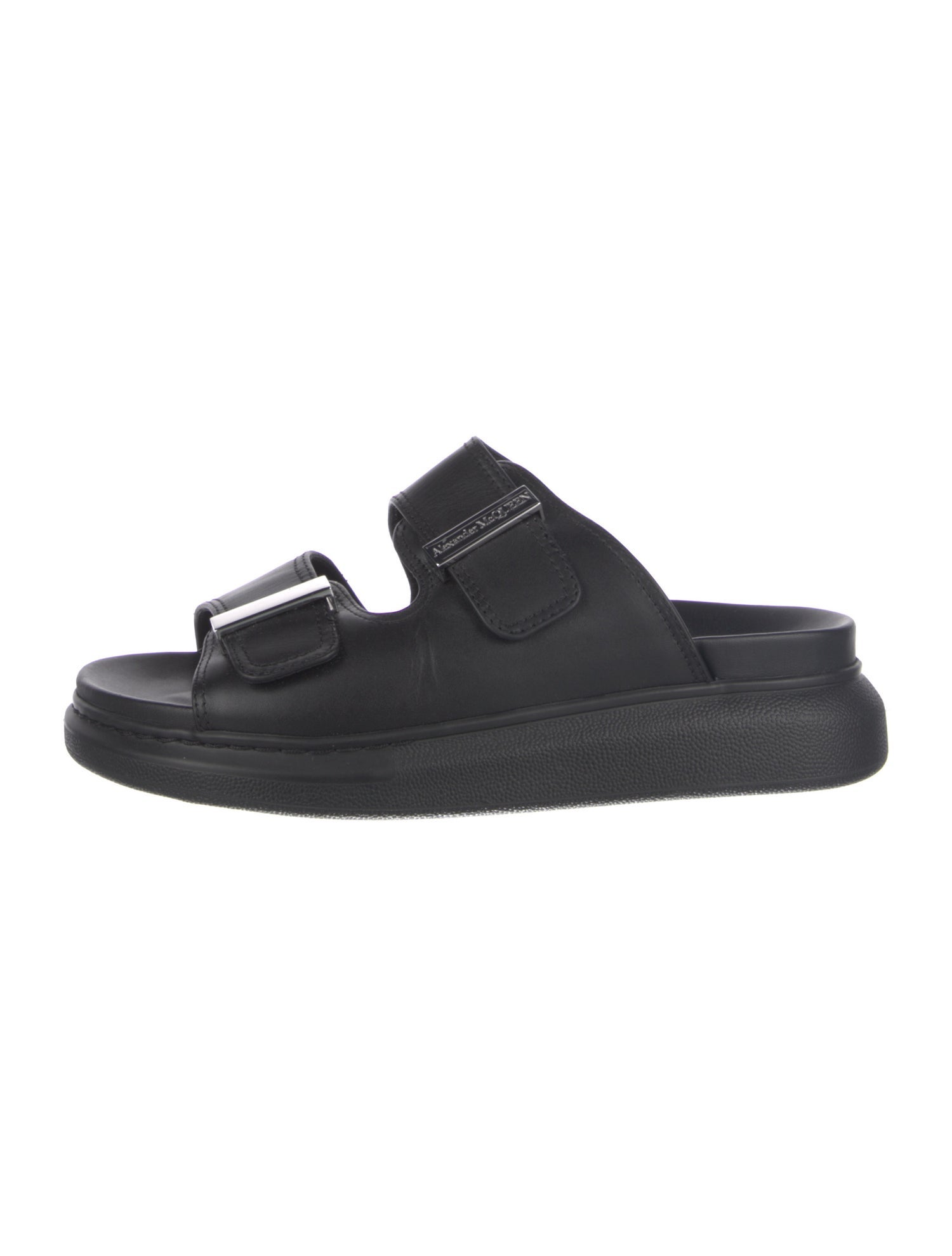Alexander McQueen Leather Slides