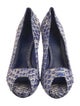 Alexander McQueen Leather Printed Pumps