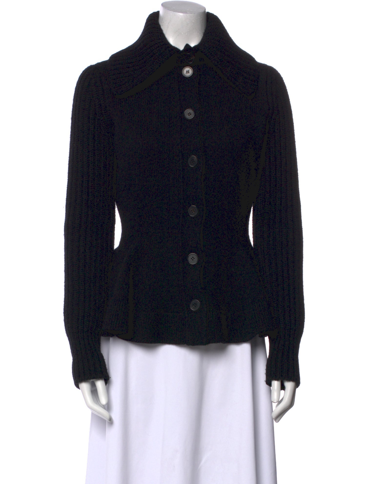 Alexander McQueen Wool Mock Neck Sweater