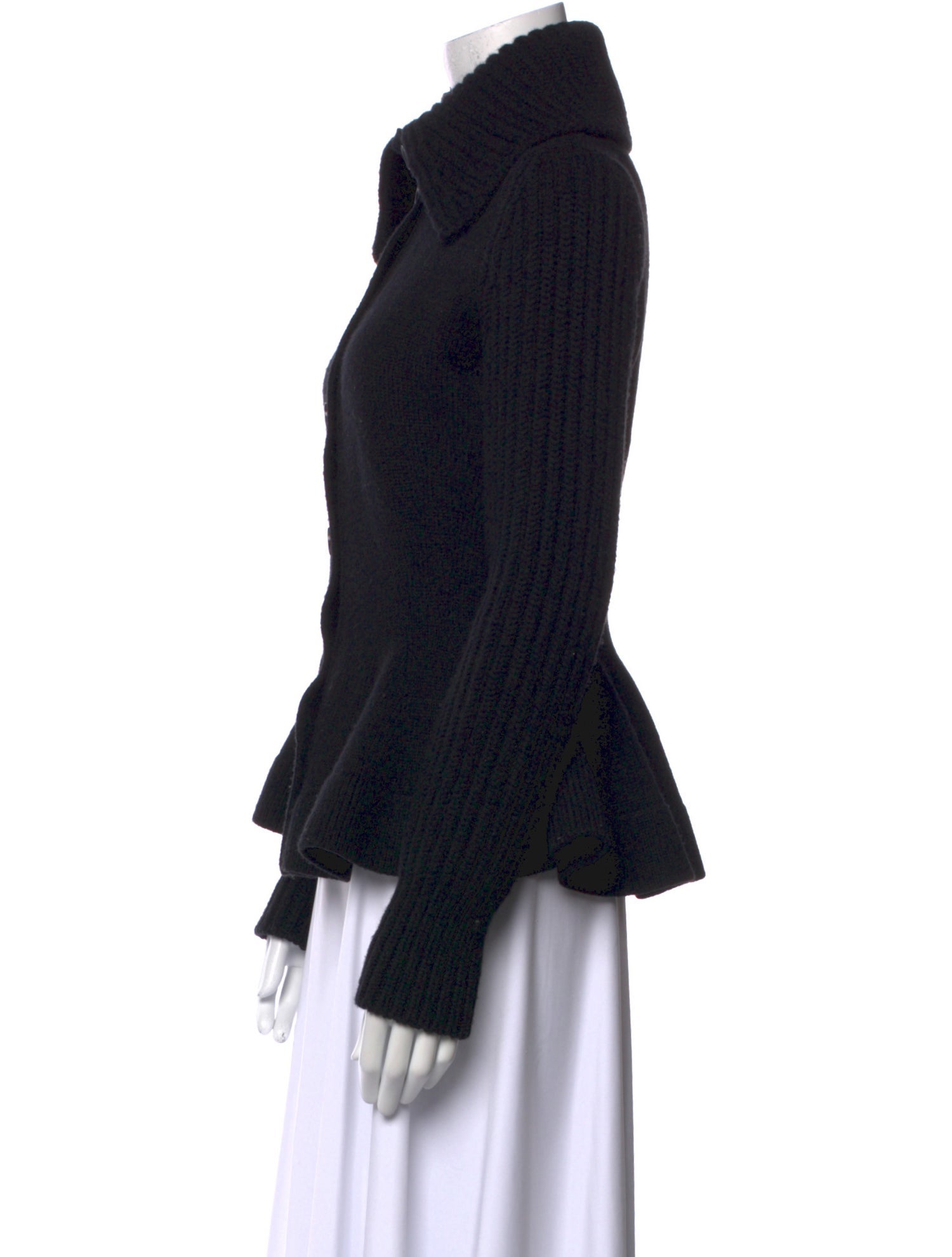 Alexander McQueen Wool Mock Neck Sweater