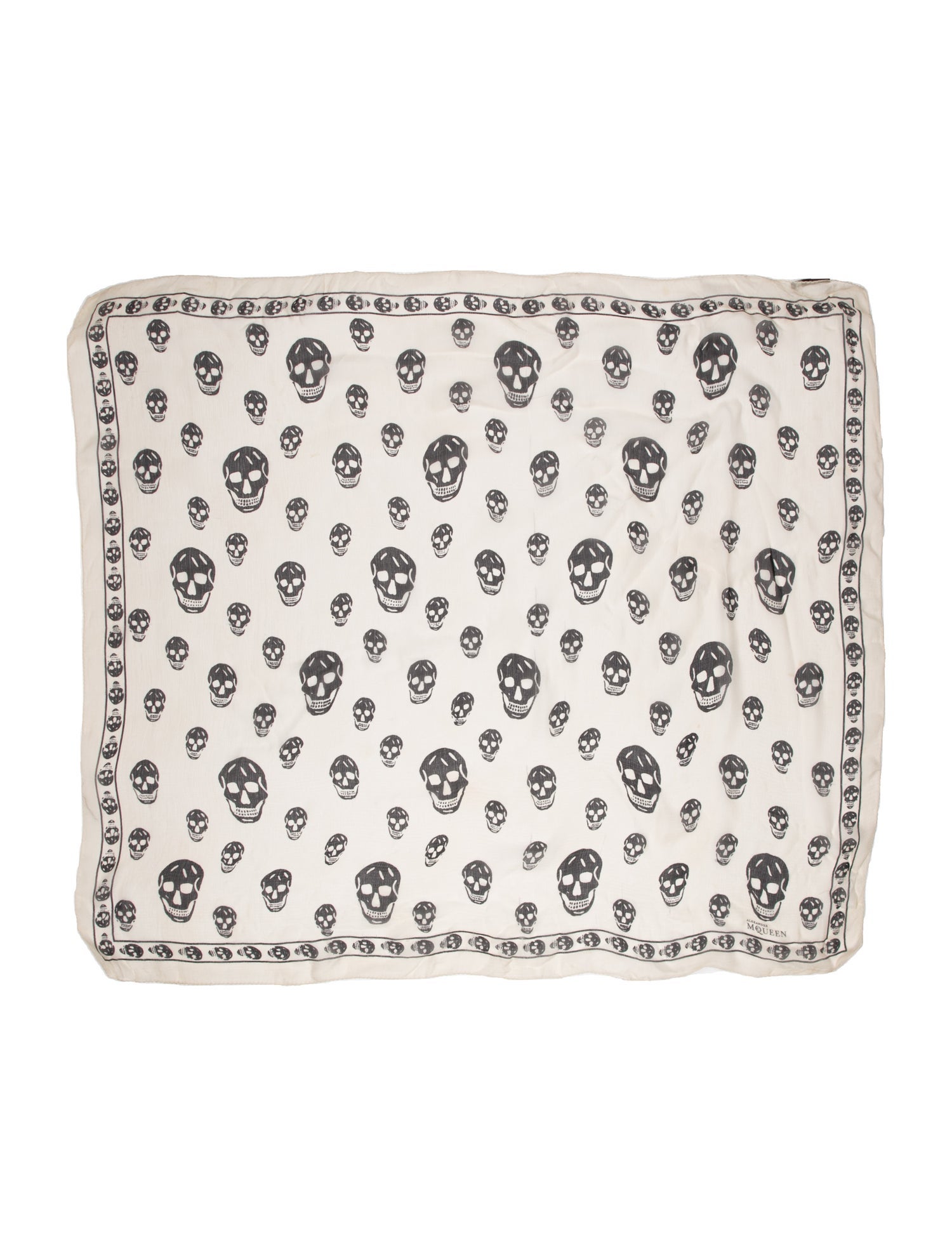 Alexander McQueen Silk Skull Scarf
