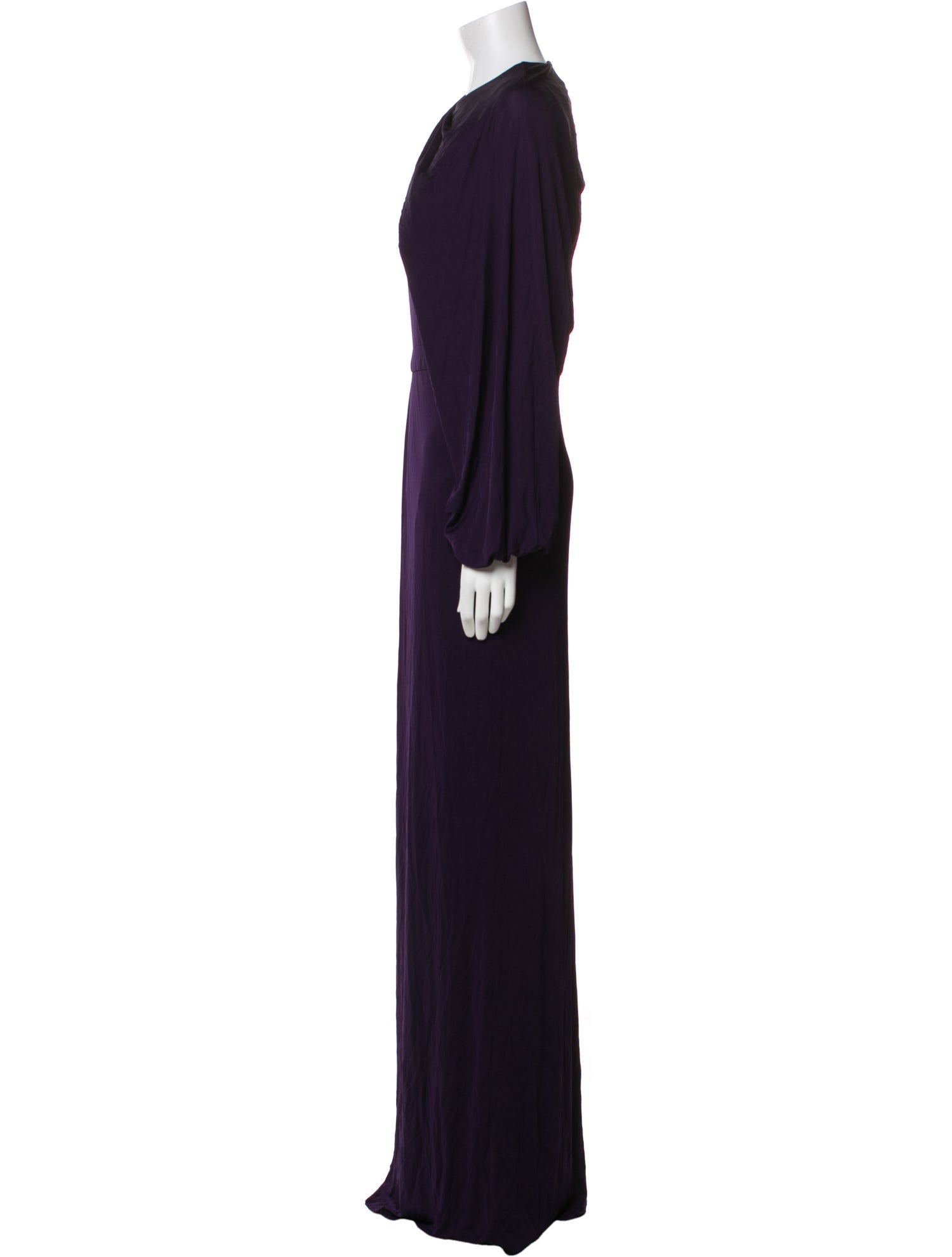 Alexander McQueen Cowl Neck Long Dress w/ Tags