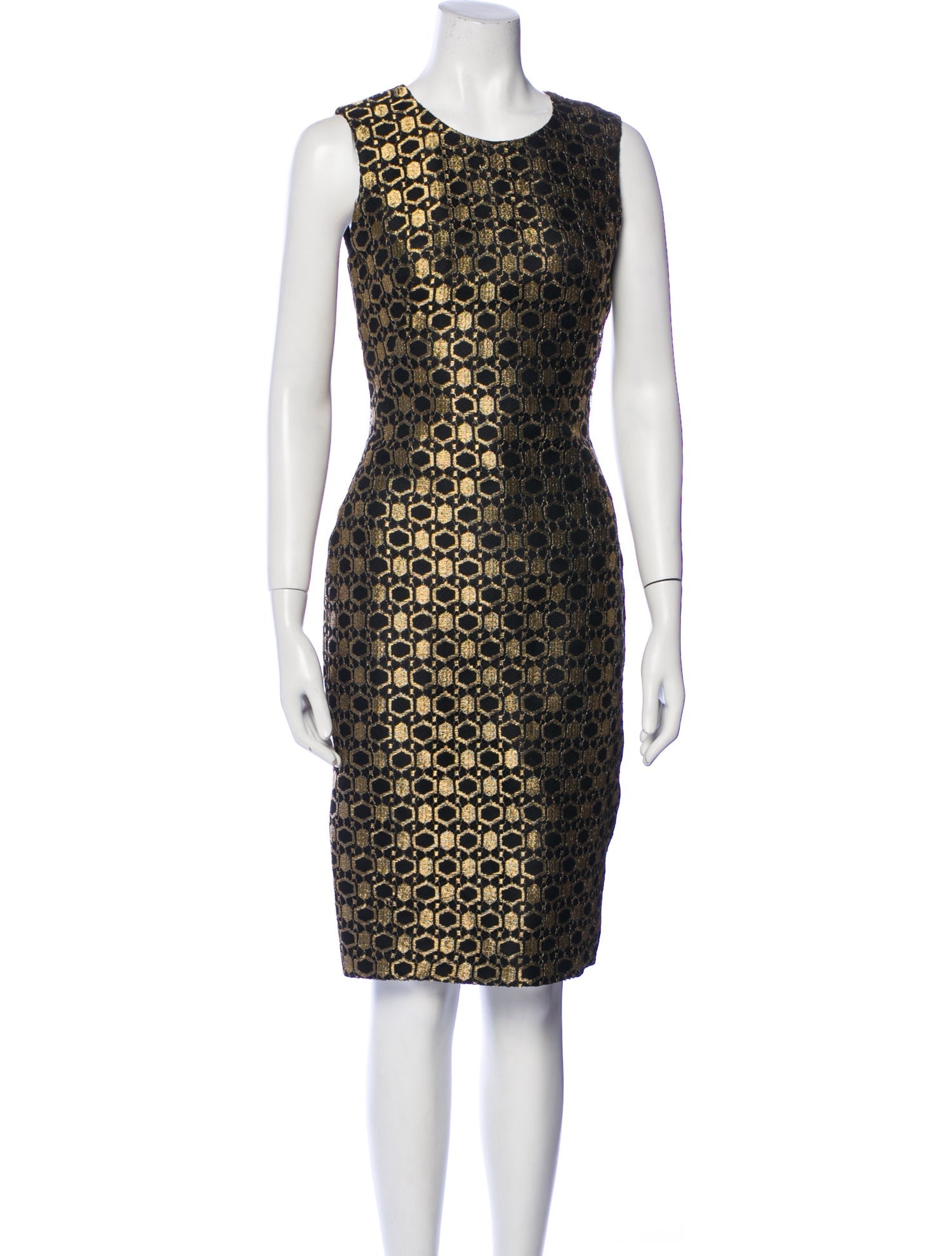 Alexander McQueen Silk Knee-Length Dress