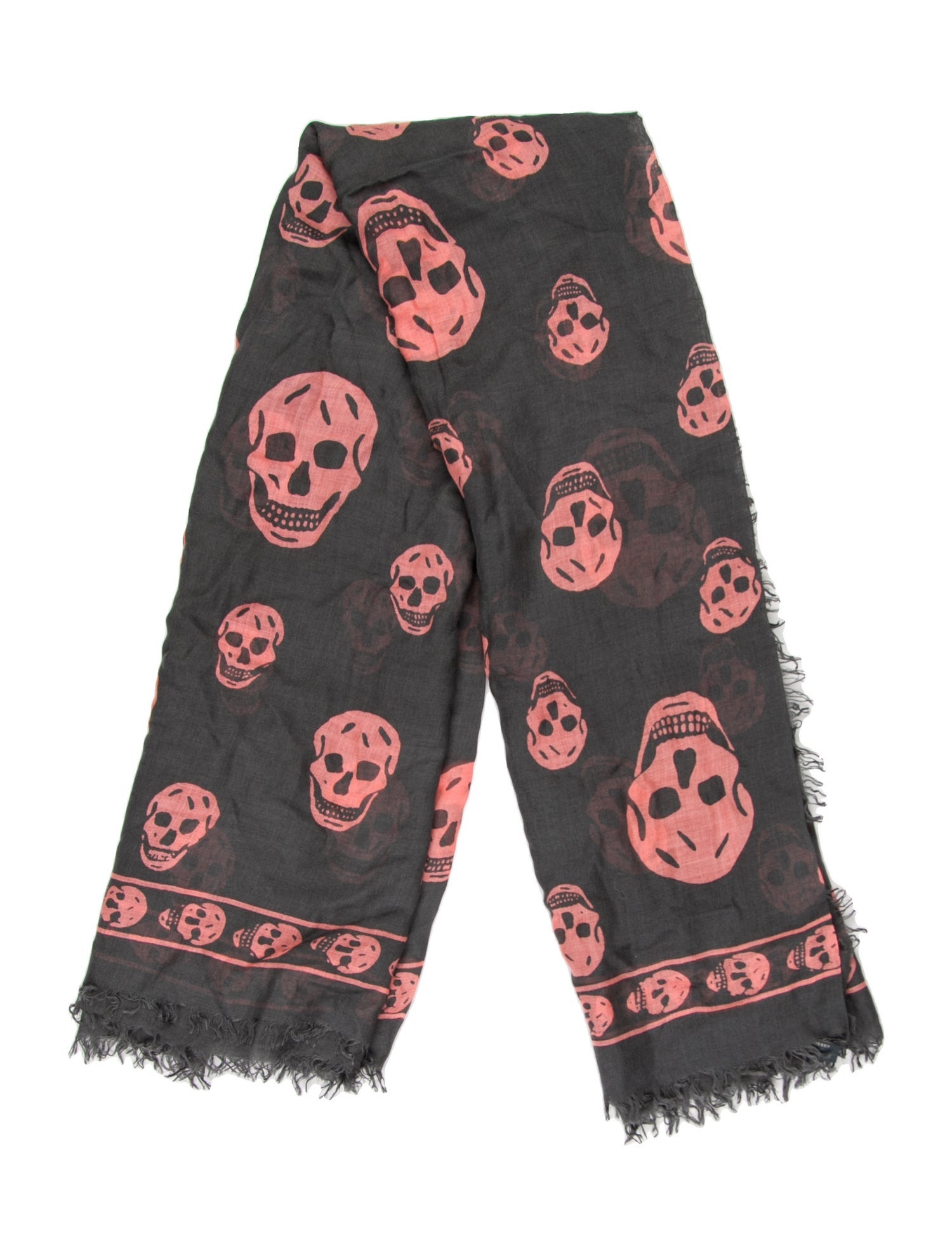 Alexander McQueen Silk Skull Scarf