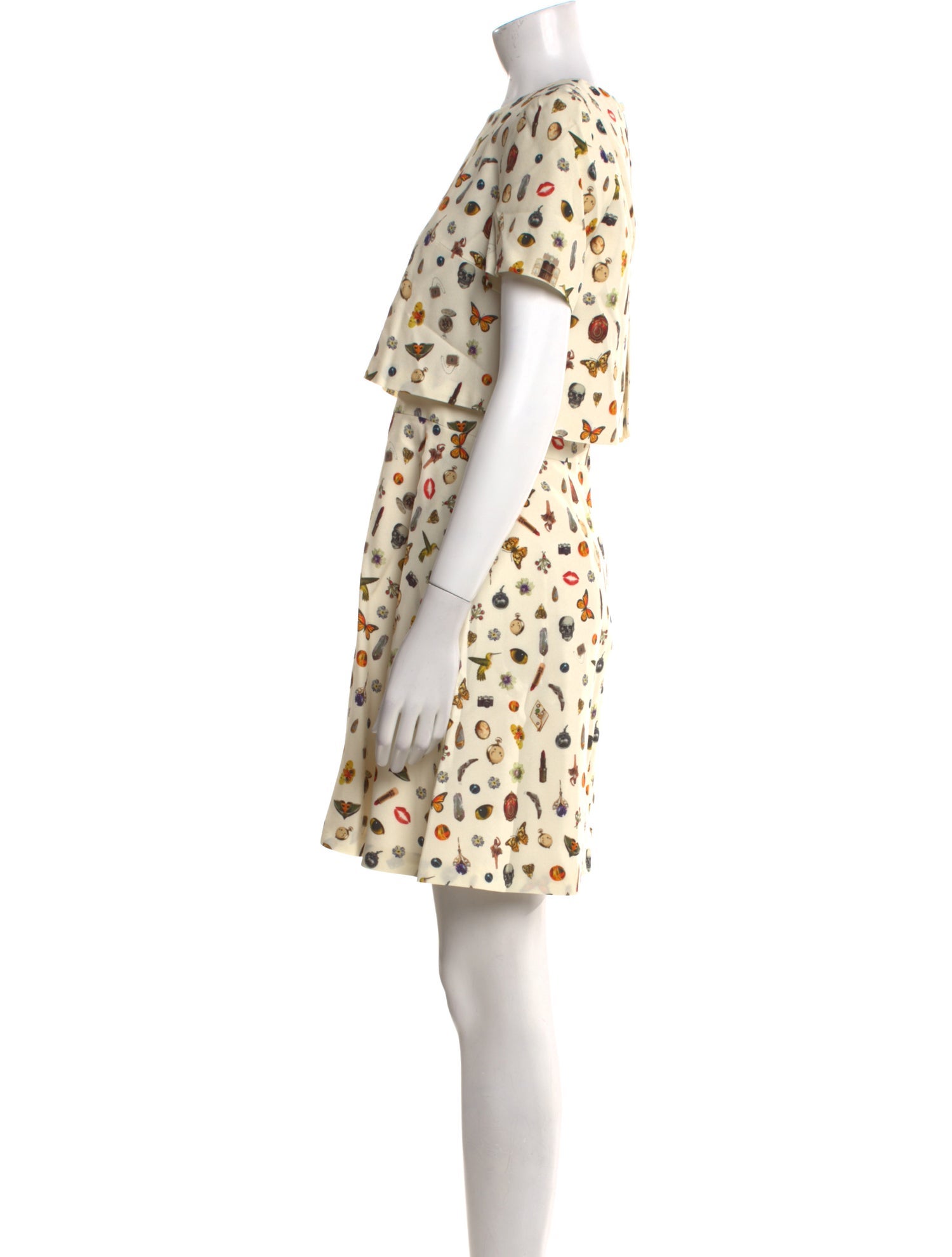 Alexander McQueen Printed Mini Dress w/ Tags