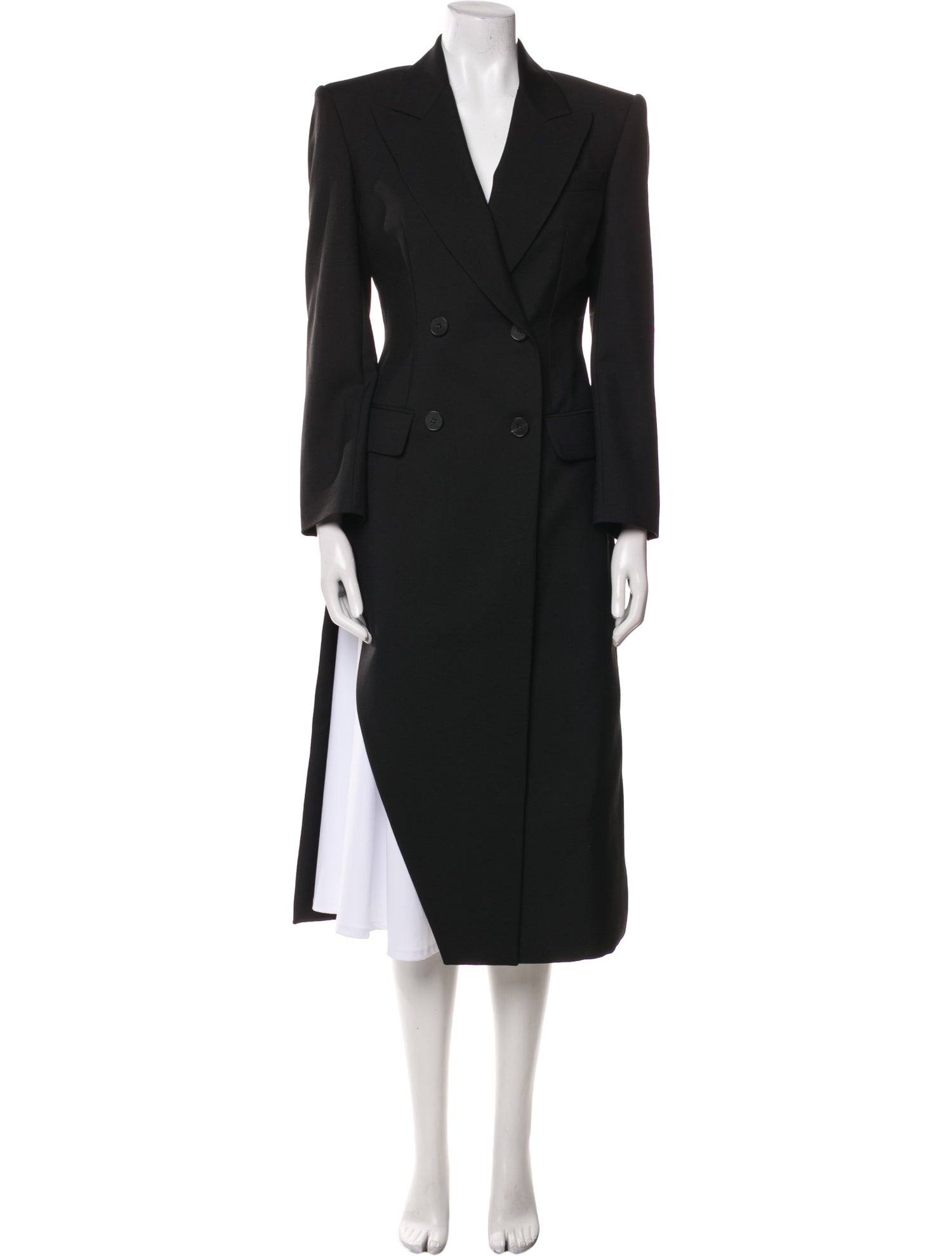 Alexander McQueen Wool Peacoat