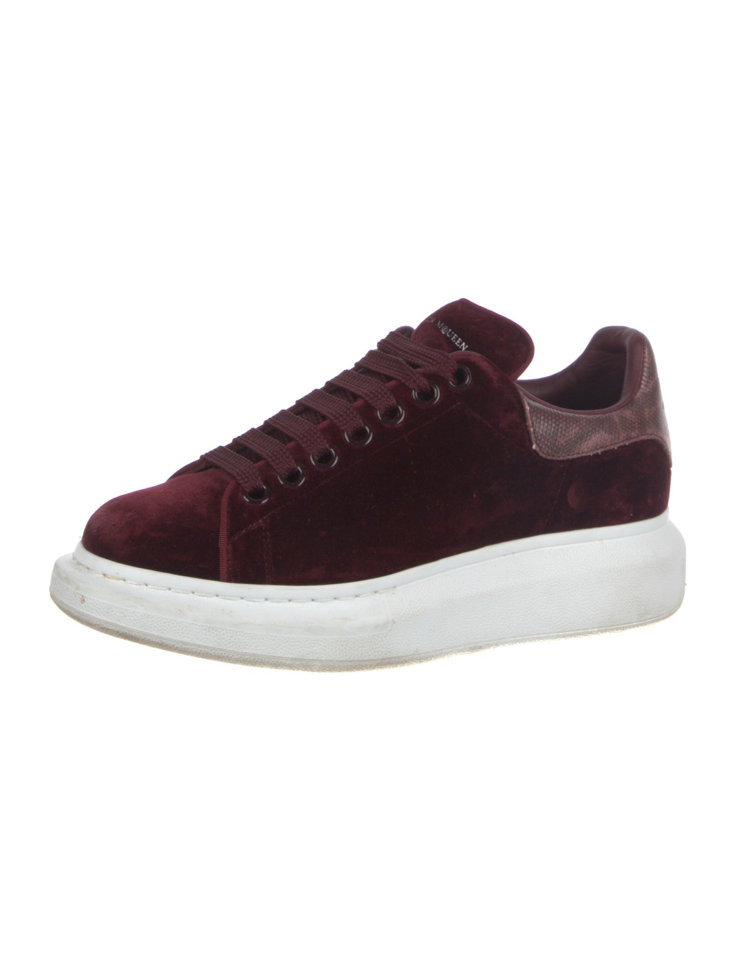 Alexander McQueen Velvet Sneakers