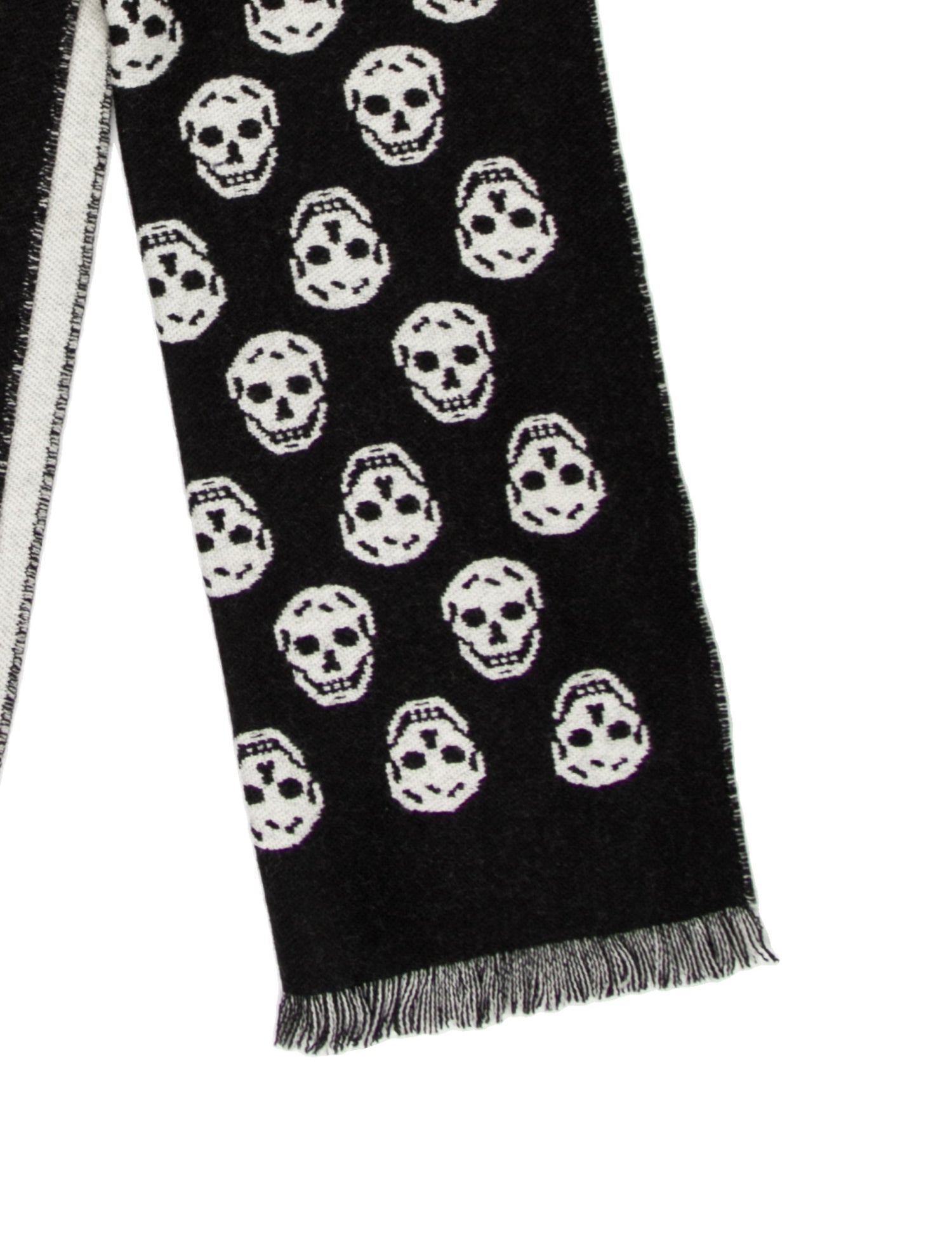 Alexander McQueen Wool Printed Scarf w/ Tags