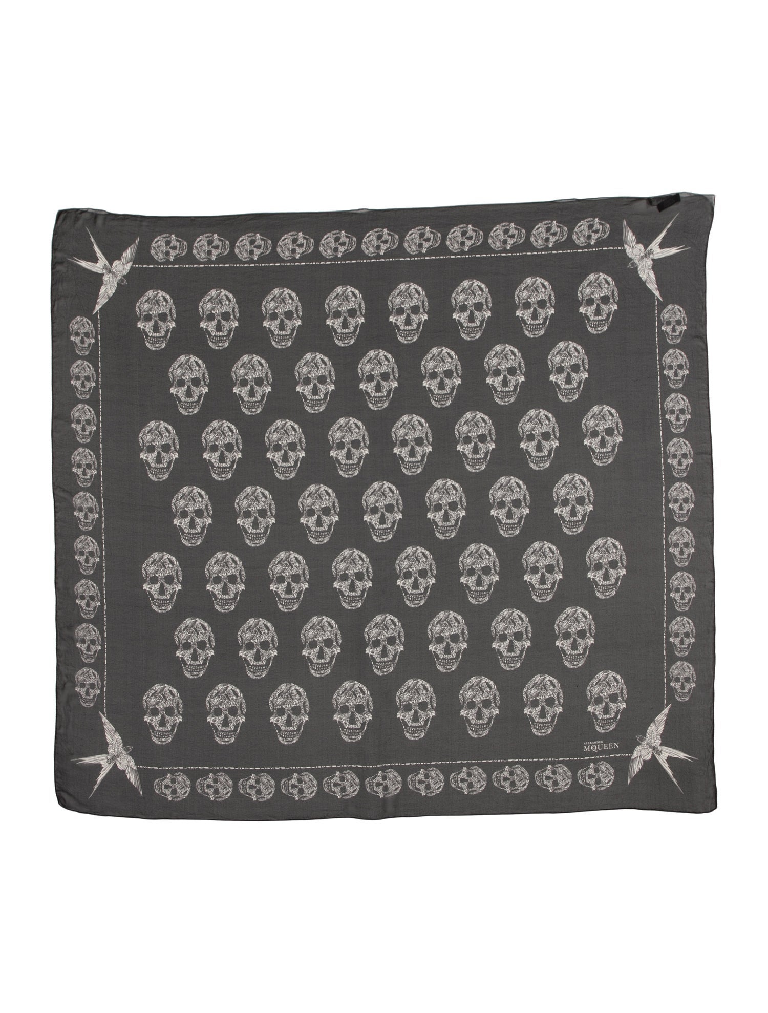 Alexander McQueen Silk Skull Scarf