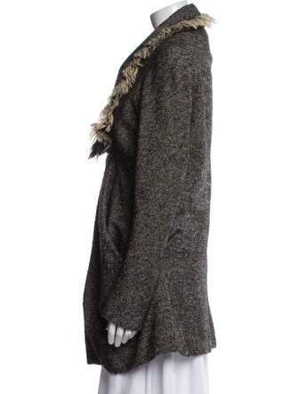 Alexander McQueen Wool Printed Coat
