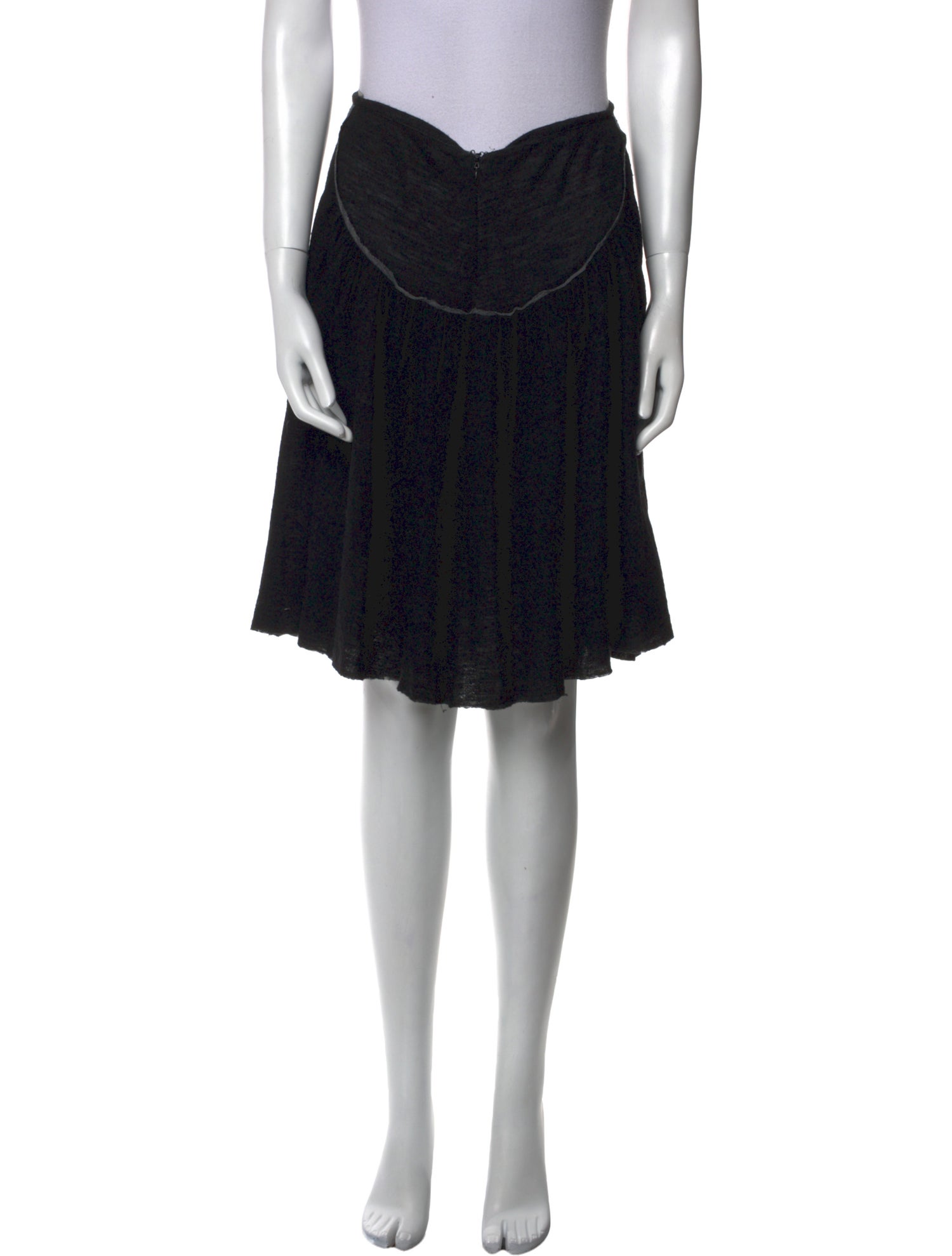 McQ Alexander McQueen Virgin Wool Knee-Length Skirt