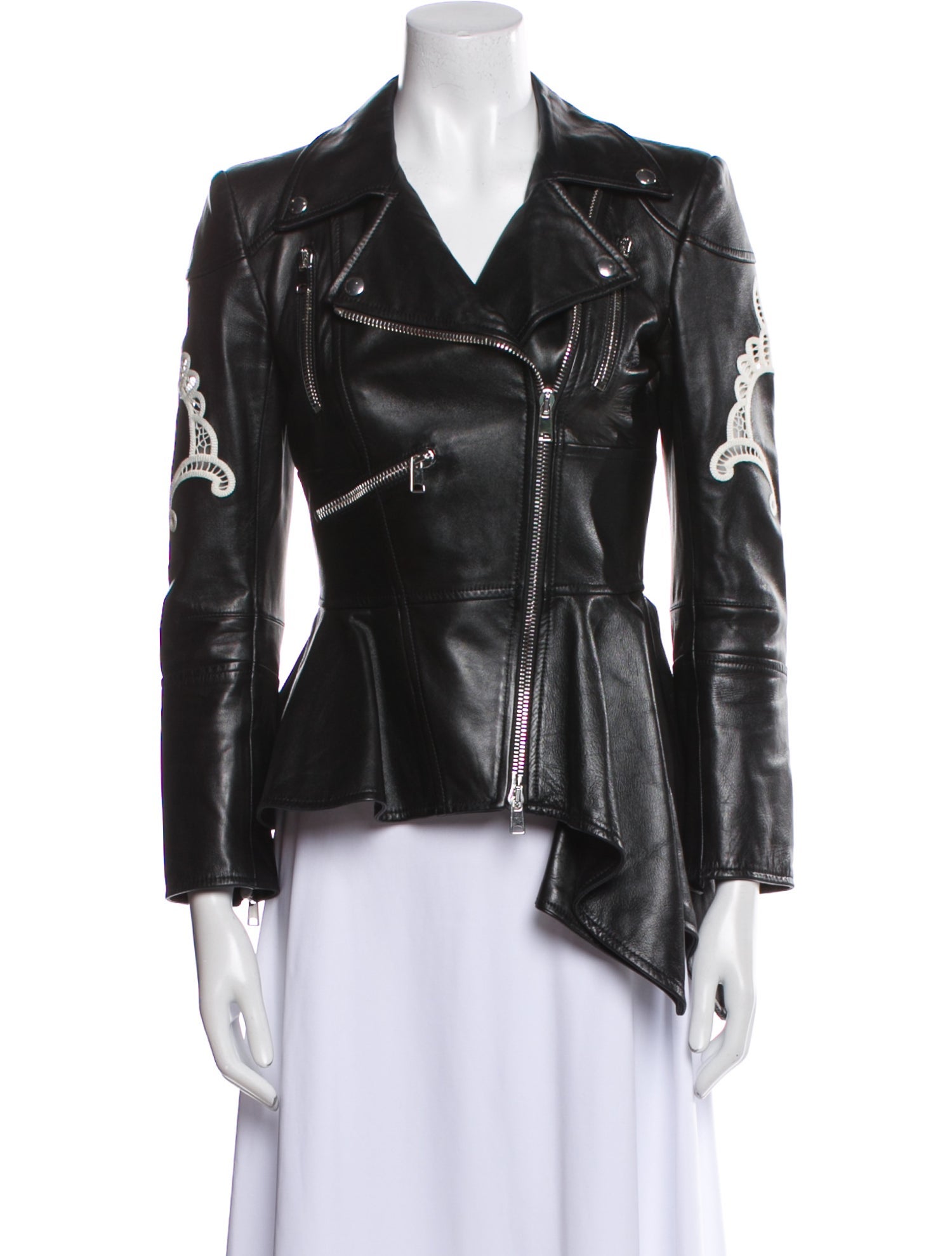 Alexander McQueen 2018 Leather Bolero