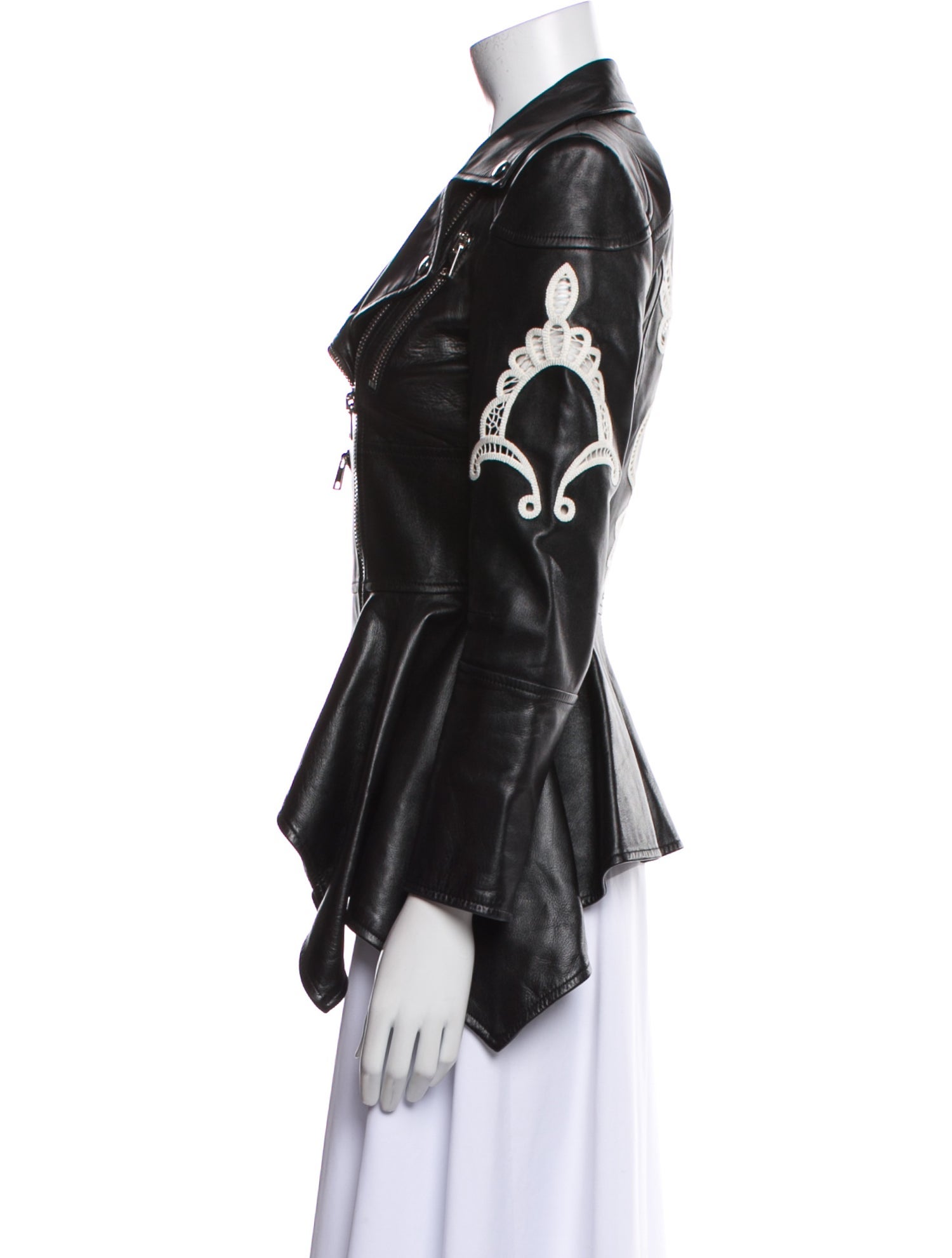 Alexander McQueen 2018 Leather Bolero