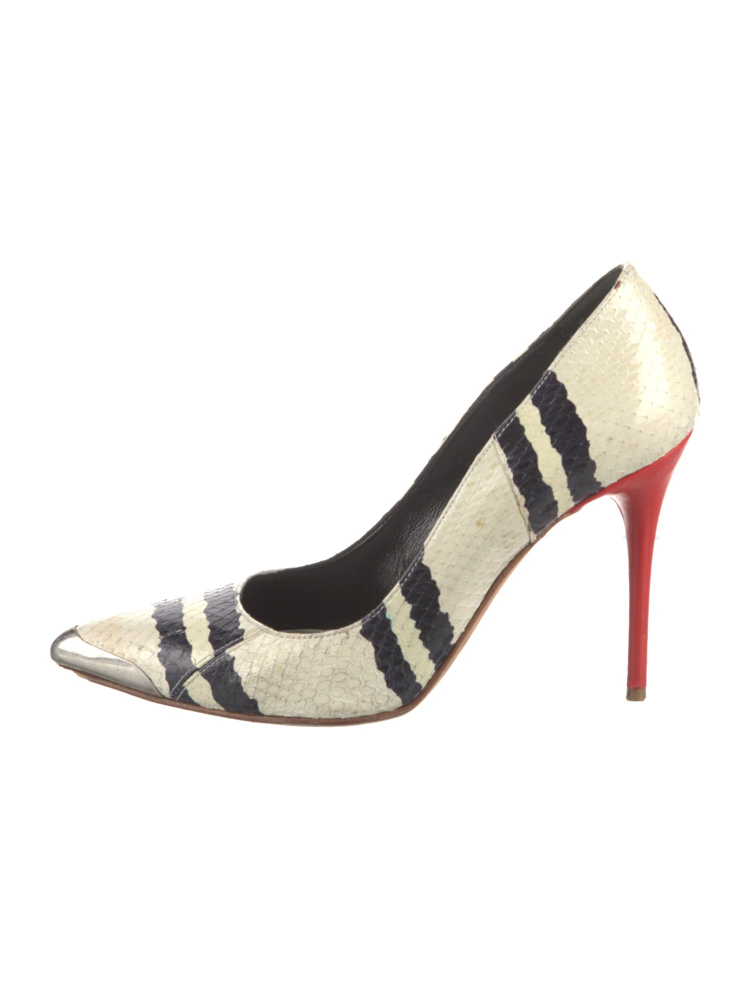 Alexander McQueen Snakeskin Animal Print Pumps