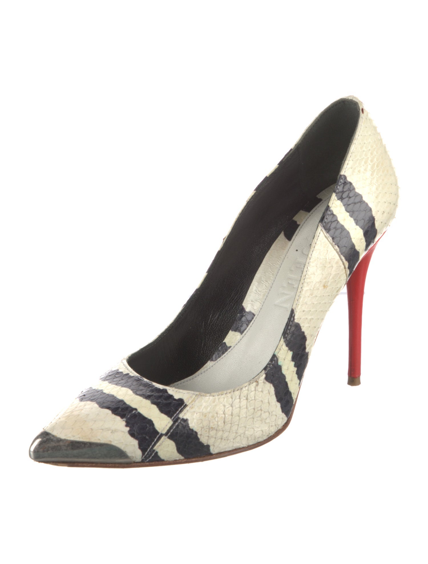 Alexander McQueen Snakeskin Animal Print Pumps