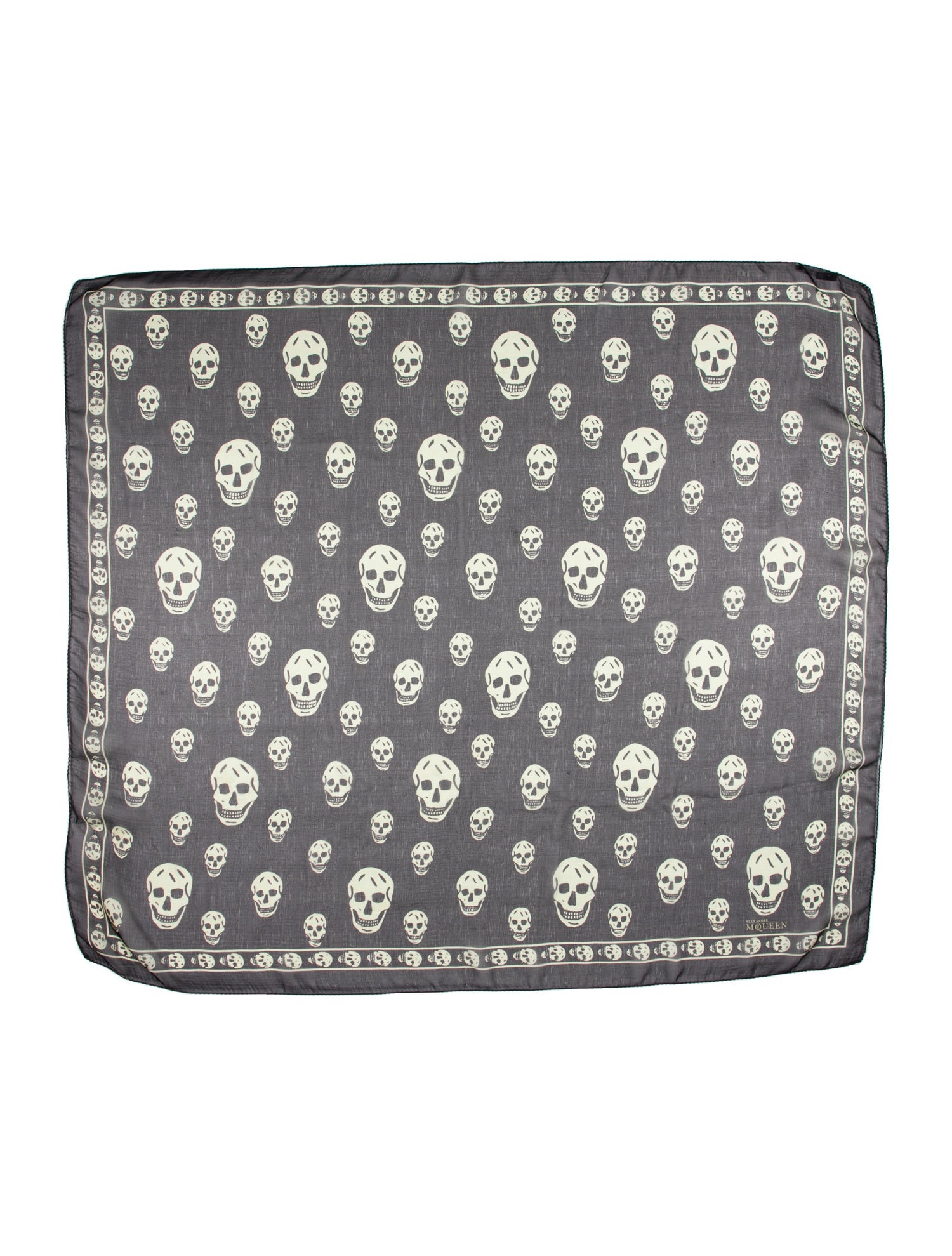 Alexander McQueen Silk Skull Scarf