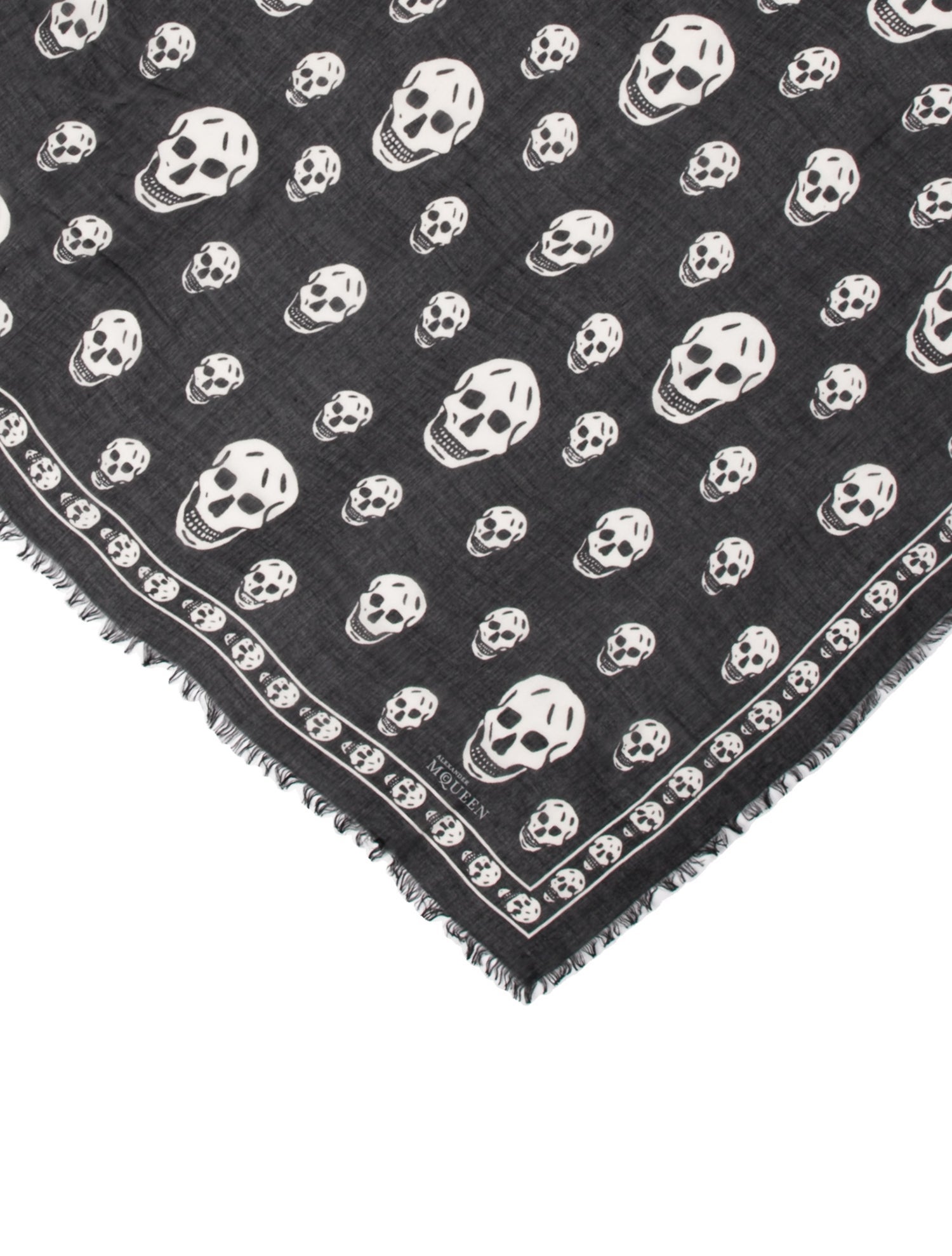 Alexander McQueen Skull Printed Scarf