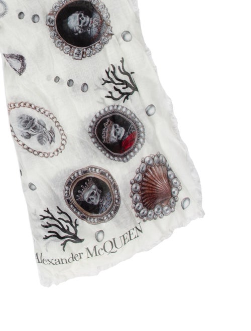 Alexander McQueen Printed Scarf