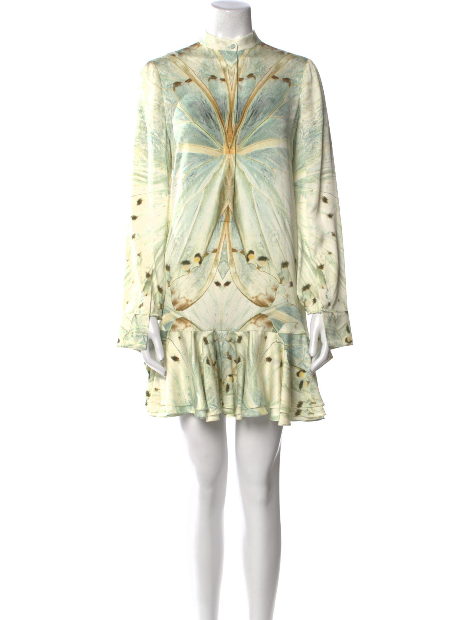 Alexander McQueen Silk Mini Dress