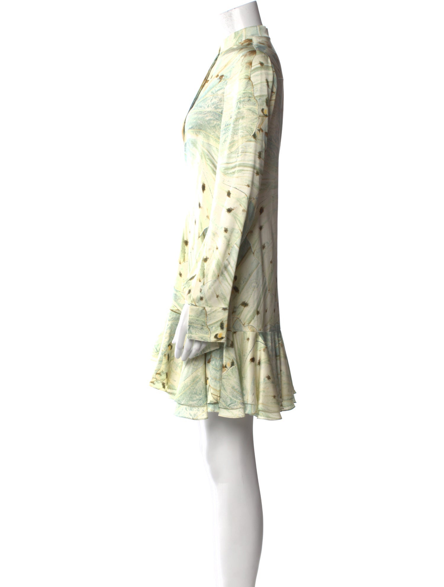 Alexander McQueen Silk Mini Dress