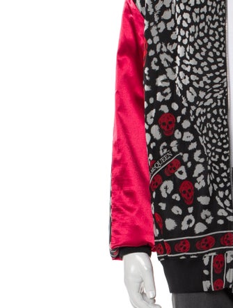 Alexander McQueen Silk Animal Print Jacket