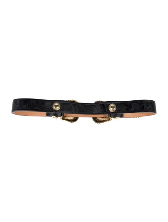 Alexander McQueen Leather Waist Belt