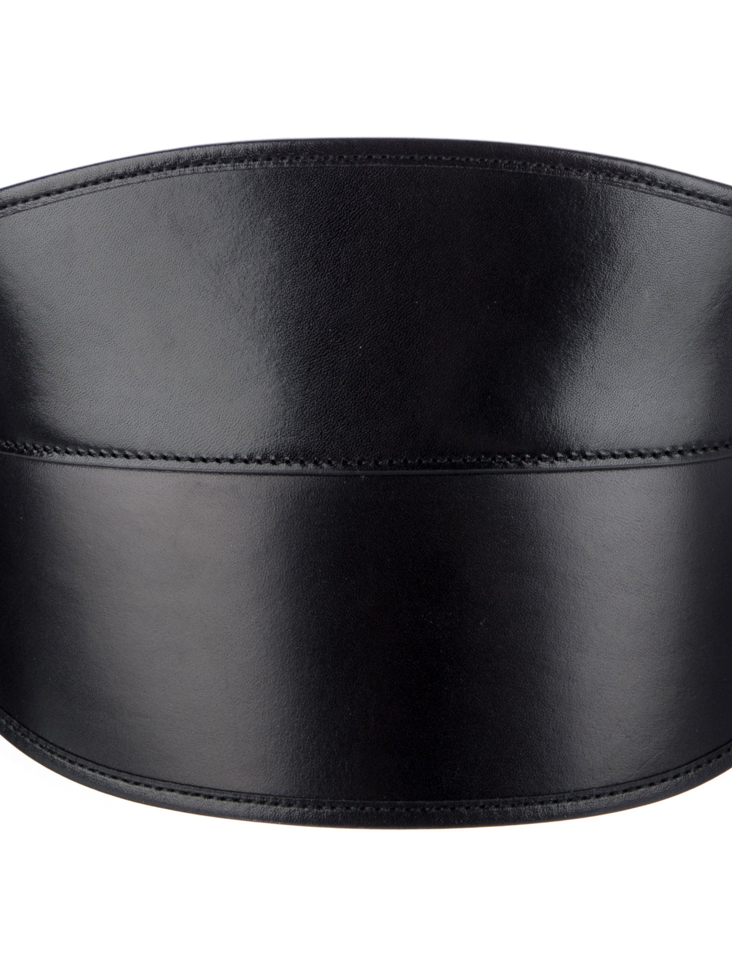 Alexander McQueen Wide Leather Waist Belt