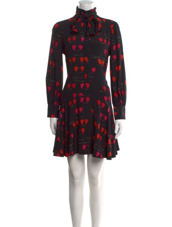Alexander McQueen Printed Mini Dress