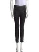 Alexander McQueen Leather Straight Leg Pants