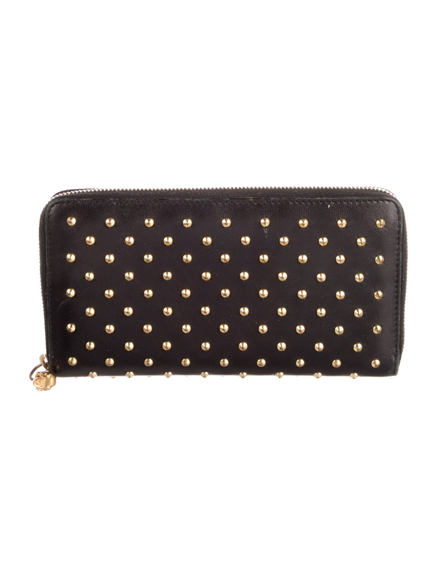 Alexander McQueen Leather Printed Continental Wallet