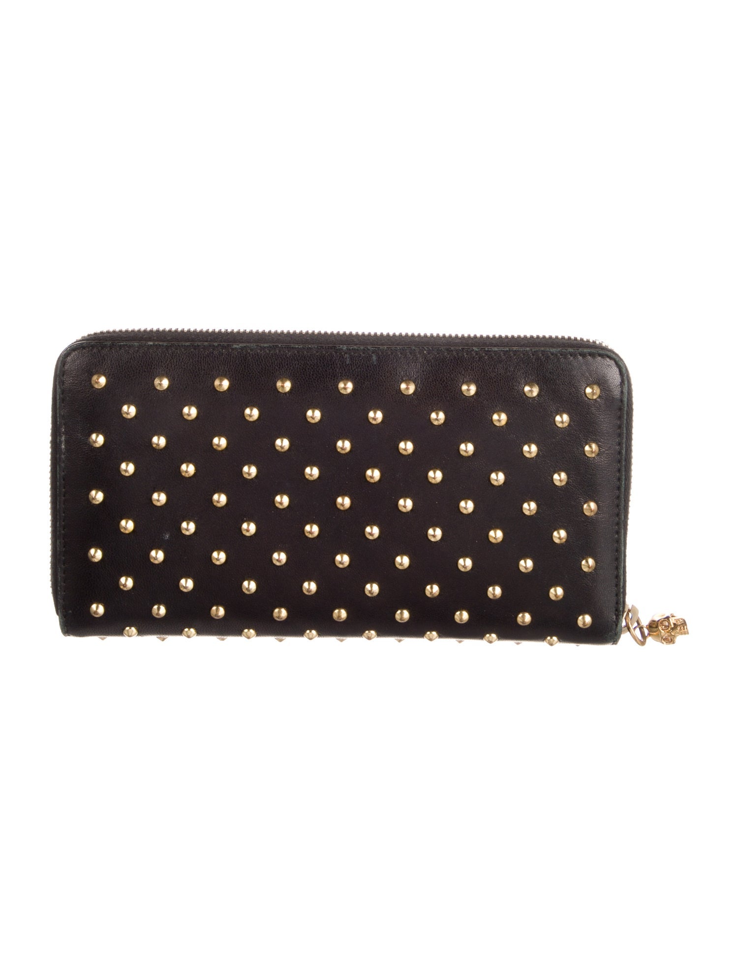 Alexander McQueen Leather Printed Continental Wallet