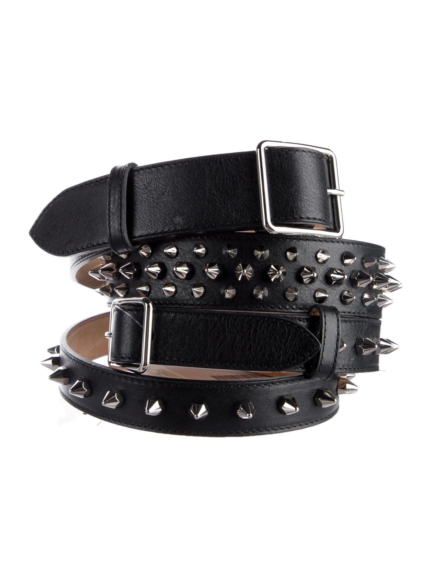 Alexander McQueen Wide Leather Waist Belt