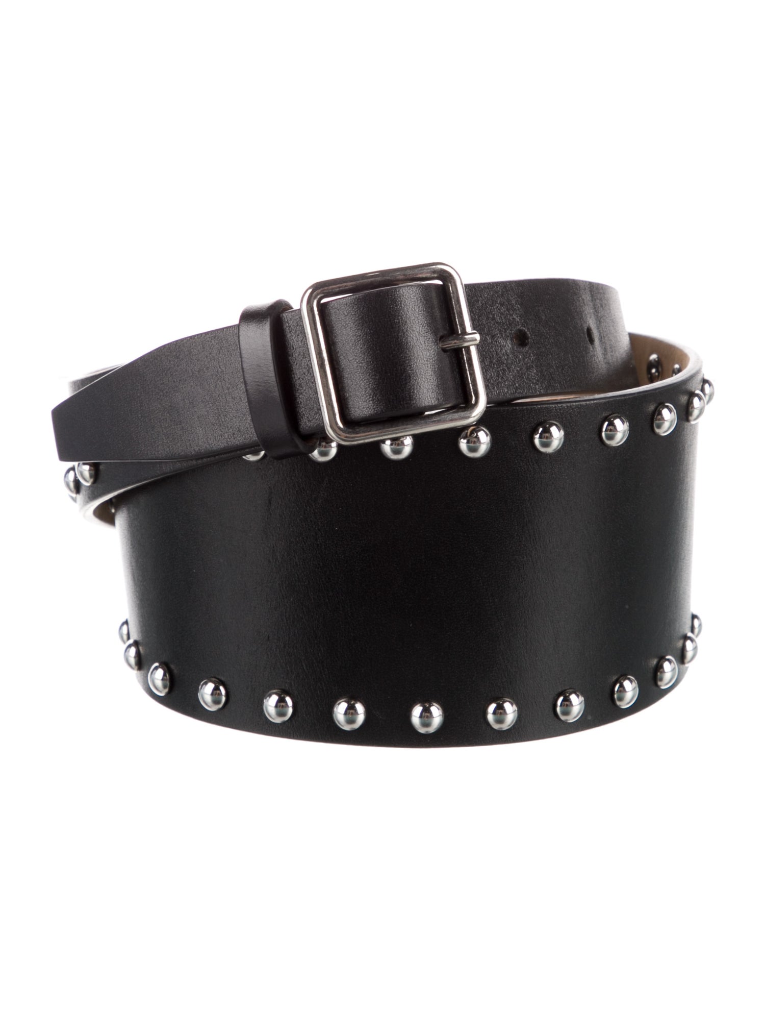 Alexander McQueen Wide Leather Waist Belt