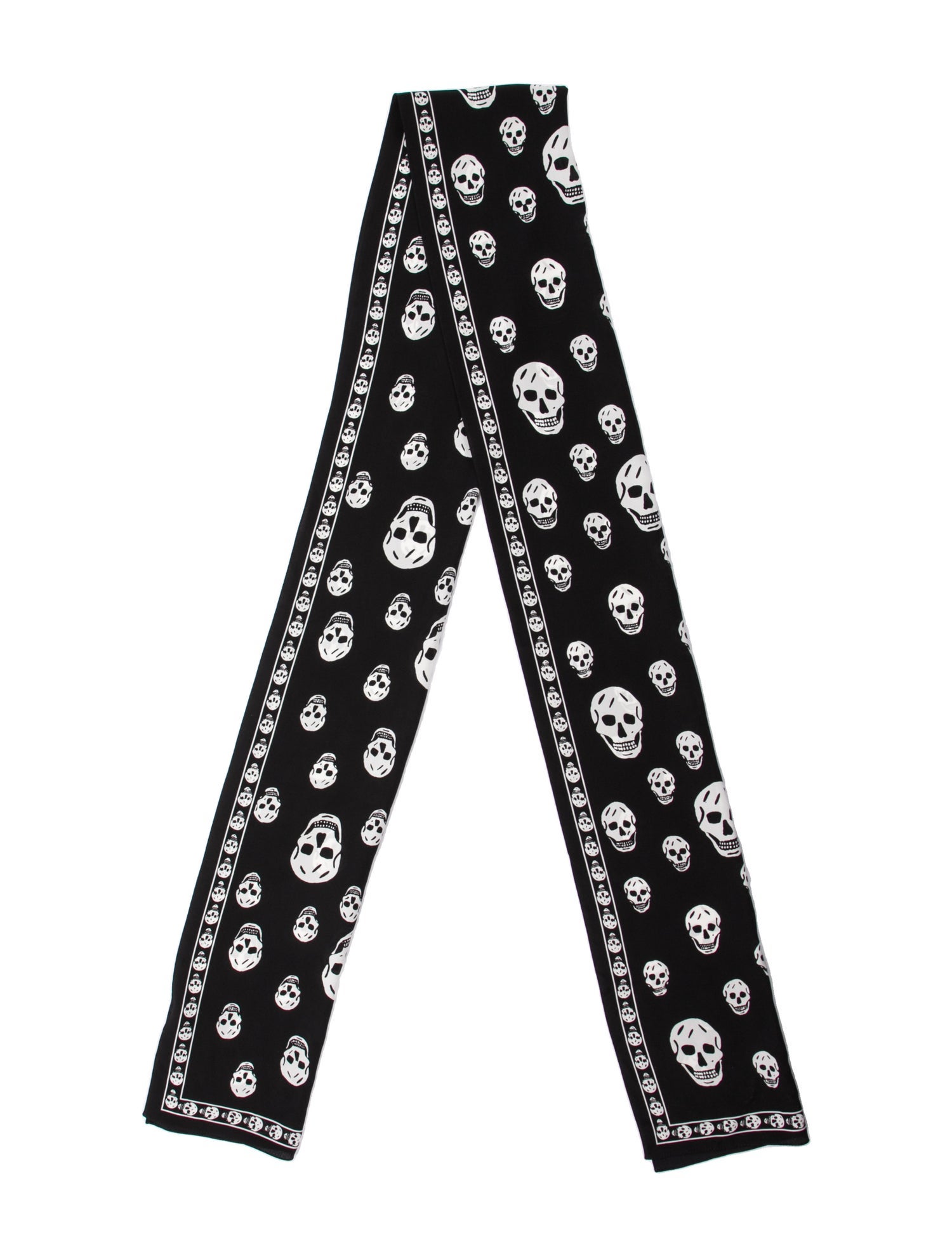 Alexander McQueen Silk Printed Scarf