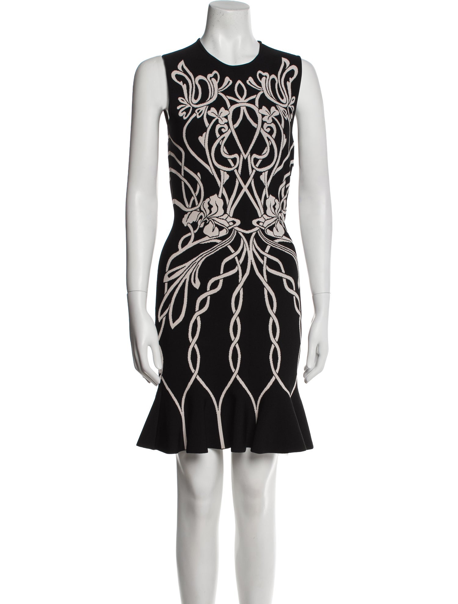 Alexander McQueen Printed Mini Dress w/ Tags